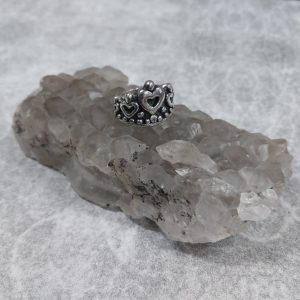 29AN08836 ANILLO PLATA 925 INFLADO CORAZON