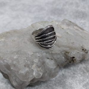 ANILLO PLATA 925 INFLADO EMPAVONADO 29AN09999