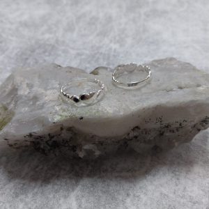 ANILLO PLATA MINI CORAZONES 310302