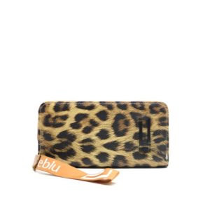 B1006 BILLETERA LARGA PARA MUJER DE LA MARCA LEBLÚ CONFECCIONADA EN SIMIL CUERO