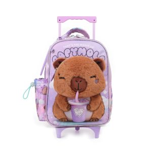 SKU BT291 MOCHILA CON CARRO DE 12" PARA GUARDERIA O JARDIN DE CAPYMOLA CHIMOLA