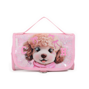 CARTUCHERA ESCOLAR INFANTIL DESPLEGABLE POODLE DE LA MARCA CHIMOLA SKU BT352