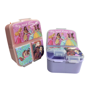 LUNCH BOX HERMETICO CON DIVISIONES INFANTIL DE Princesas 142494
