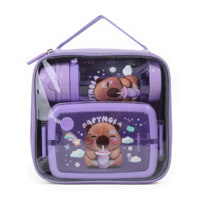 SET LUNCH BOX CHIMOLA CAPYMOLA BZ144