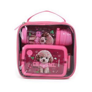 SET LUNCH BOX CHIMOLA POODLE BZ147