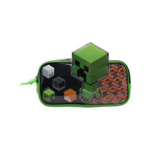 CARTUCHERA 3D MINECRAFT 1 CIERRE CRESKO MI519