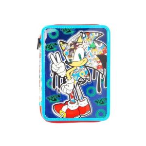 CARTUCHERA SONIC 1 PISO CKRESO ESCOLAR SO218