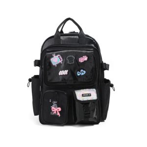MOCHILA ESPALDA 17" GLOWING CHIMOLA BLACK TR224