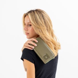 BILLETERA DE MUJER DE LA MARCA BAGCHERRY LARGA 1 CIERRE