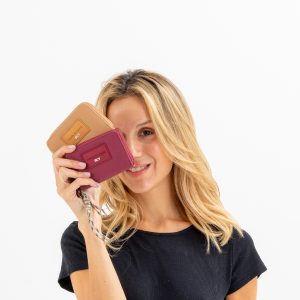 TARJETERO DE MUJER CORTO BAGCHERRY 267060