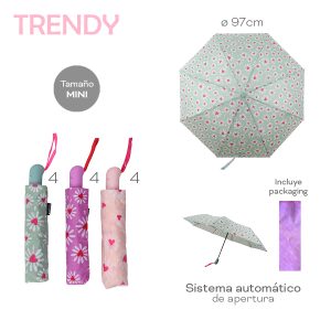 PARAGUAS MINI CORTO AUTOMATICO TREDY 29010