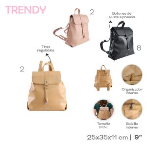 MOCHILA URBANA PARA MUJER DE LA MARCA TRENDY SKU 29171