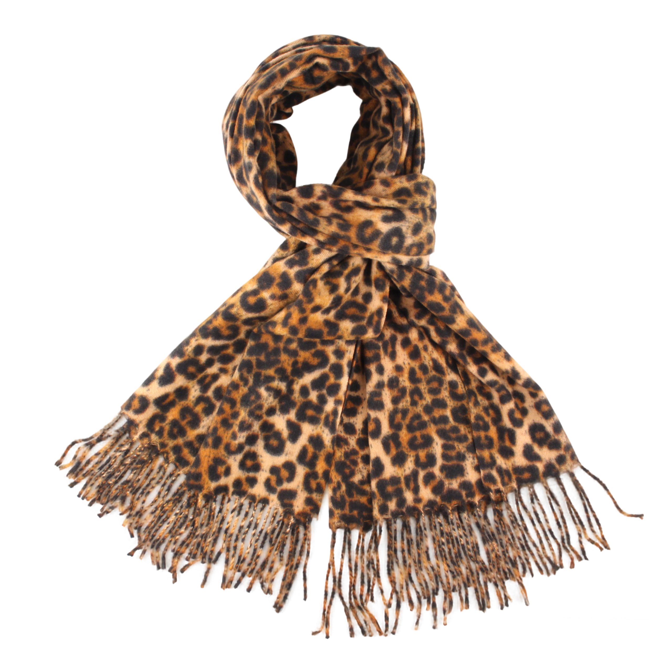 PASHMINA LANILLA ANIMAL PRINT LA CHAPELLE 34UO8013