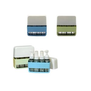 SET DE 4 ENVASES PARA VIAJE SQUASH 6214