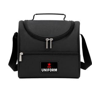 LUNCHERA TERMICA SIMPLE NEGRA UNIFORM POR MAYOR 11/17006