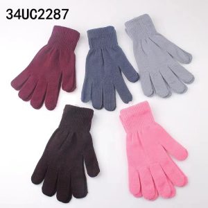 GUANTES ADULTO LISO TEJIDO LA CHAPELLE 34UC2287
