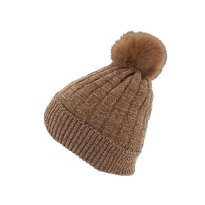 GORRO PARA MUJER CON POMPON LA CHAPELLE 34UO8331