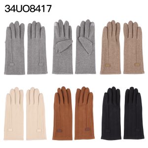 34UO8417 GUANTES GAMUZA MUJER LA CHAPELLE