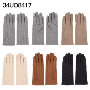 34UO8417 GUANTES GAMUZA MUJER LA CHAPELLE