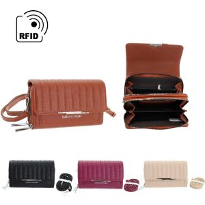 ACIINV2648 BILLETERA PORTACELULAR MUJER AGARRATE CATALINA