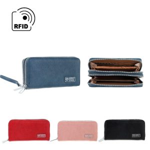 ACBIINV2676 BILLETERA PARA MUJER DE DOBLE COMPARTIMENTO LARGA