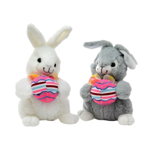 PELUCHE INFANTIL CONEJO CON HUEVOS 26CM C7271