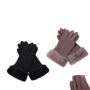 GUANTES DE MUJER PRIMERA DAMA ONA SAEZ CON PUÑO DE PIEL Y TACTIL TOUCH SCREEN OS-1558