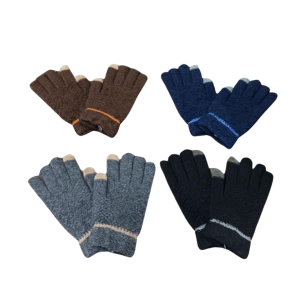 VENTA POR MAYOR DE GUANTES PARA HOMBRES TEJIDOS TACTIL. TEXTIL INVIERNO