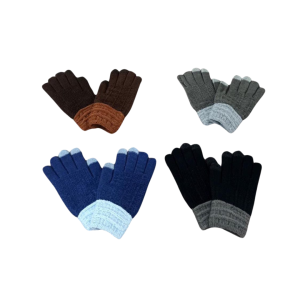 VENTA POR MAYOR DE GUANTES PARA HOMBRES TEJIDOS TACTIL. TEXTIL INVIERNO SU26126
