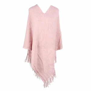 PONCHO PARA MUJER TEJIDO ZIG ZAG CON FLEOCS 34UO8385