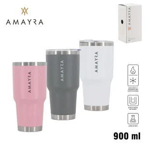 VENTA MAYORISTA DE VASOS TERMICOS AMAYRA 900ML 67.X1807