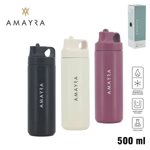 VENTA POR MAYOR EN CIUDAD DE CORDOBA DE BOTELLAS TERMICAS AMAYRA DE 500ML 67.X1809