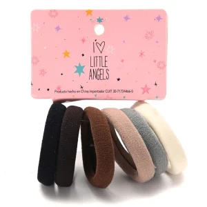 COLITAS DE PELO 6 UNIDADES LITTLE ANGEL PL-1629-10