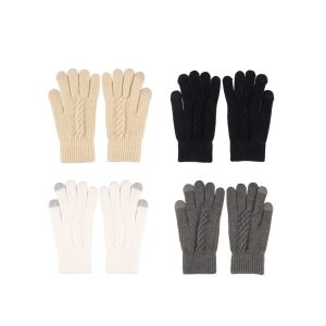 GUANTES MUJER TRENZADO LA CHAPELLE 34UO8359
