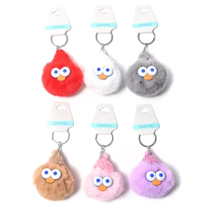 LLAVERO PELUCHE CON GORRITO AX-1370-03