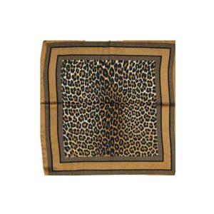 T32 VENTA POR MAYOR DE PANUELOS DE SEDA PARA MUJER MAXI LEOPARDO