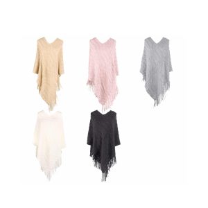 PONCHOS MUJER TRENZADO LA CHAPELLE 34UO8383
