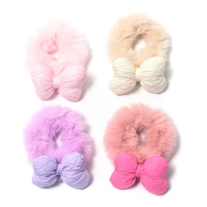 SCRUNCHIE PELUCHE MOÑO LITTLE ANGEL PL-1577-04