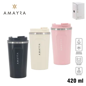 VENTA MAYORISTA DE VASOS TERMICOS AMAYRA 420ML 67.X1815