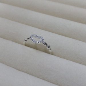 ANILLO CORAZON ZIRCONES PLATA 925 310049